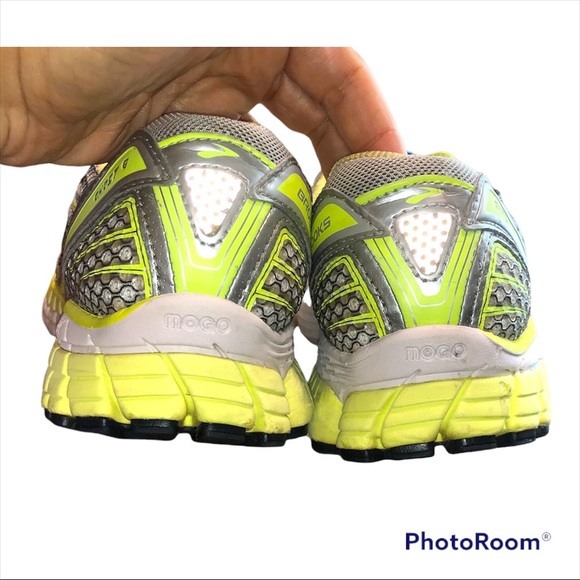 BROOKS GHOST 6 DNA MOGO Women’s Running Shoe Green Gray size 8 - Picture 6 of 7